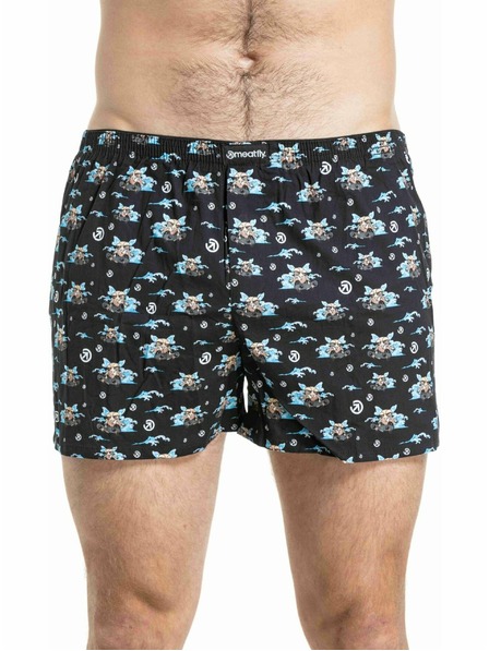 Meatfly Meatfly moške boksarice Agostino SK8 Skeleton / Fly Double Pack