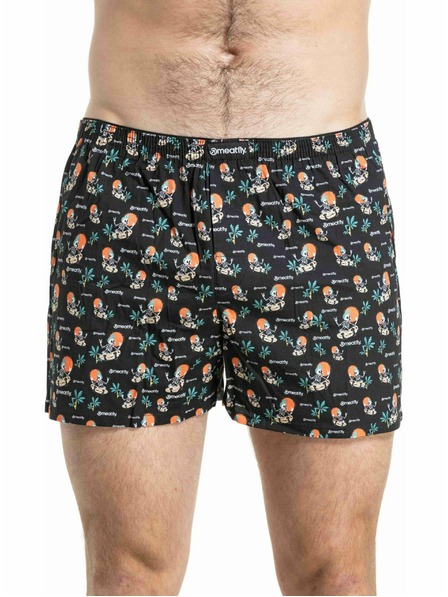 Meatfly Meatfly moške boksarice Agostino SK8 Skeleton / Fly Double Pack