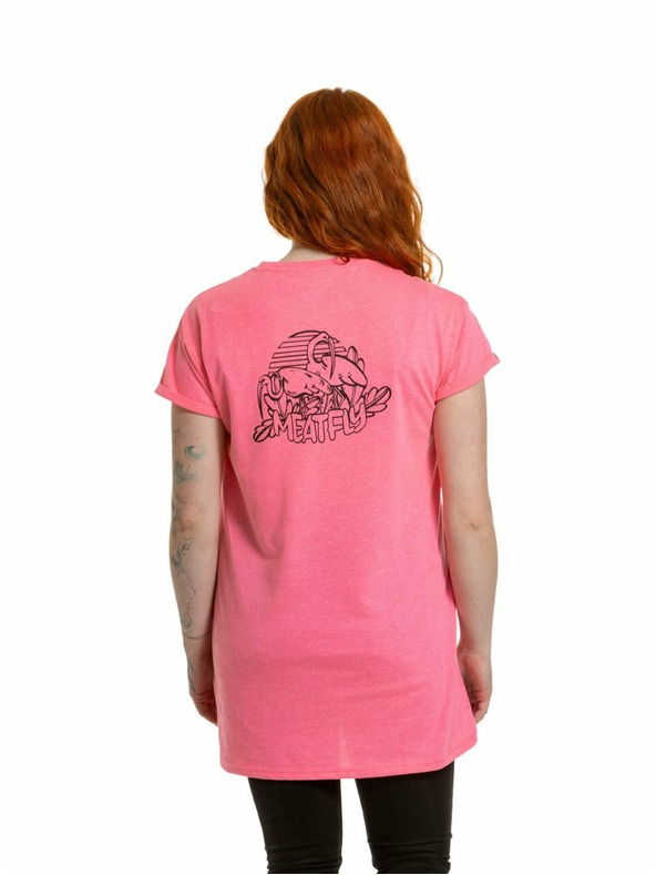 Meatfly Meatfly ženske obleke Senna Neon Pink