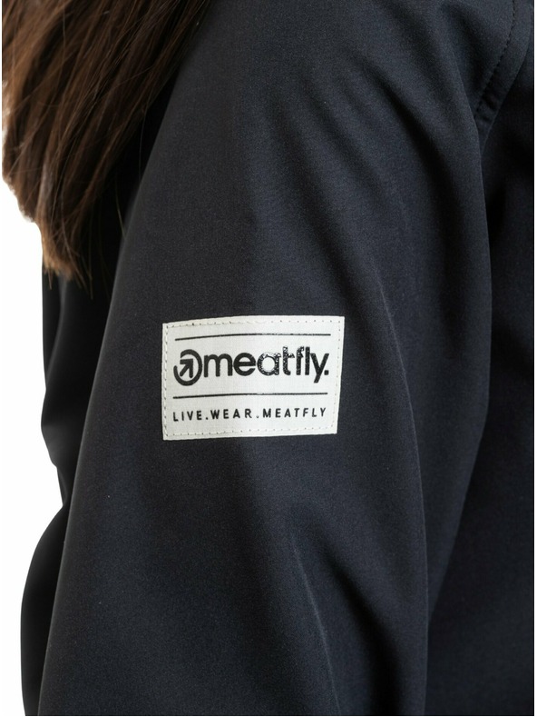 Meatfly Meatfly ženska softshell jakna Zaja Black