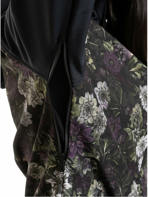 Meatfly Meatfly ženska softshell jakna Zaja Black / Straws