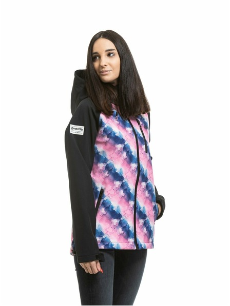 Meatfly Meatfly ženska softshell jakna Zaja Black / Bubbles