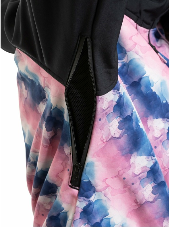 Meatfly Meatfly ženska softshell jakna Zaja Black / Bubbles