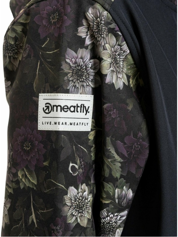 Meatfly Meatfly ženska softshell plašč Thea Straws / Black