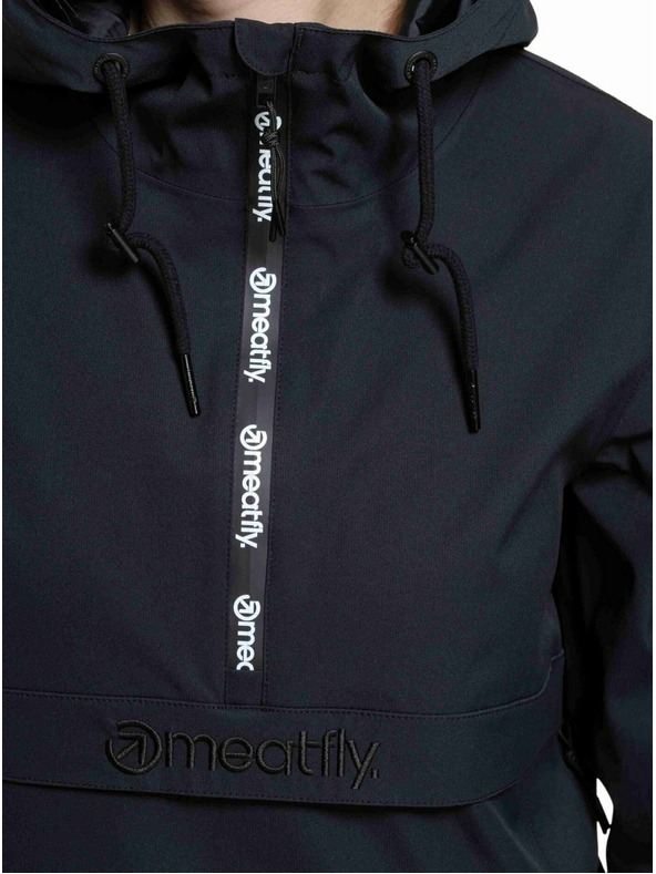 Meatfly Meatfly ženska street jakna Kalle Black / Black Logo