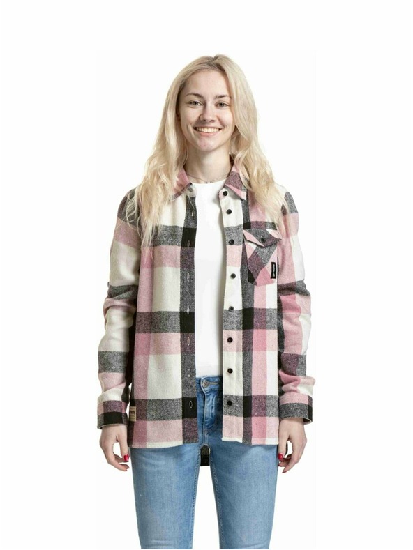 Meatfly Meatfly ženska srajca Dora Premium Pink / Brown