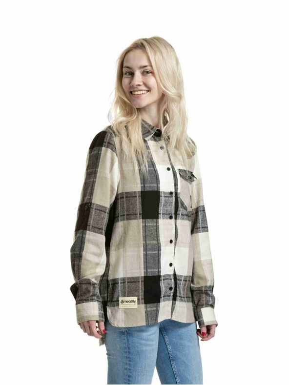 Meatfly Meatfly ženska srajca Courtney Beige