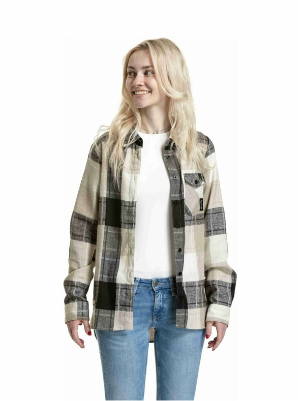 Meatfly Meatfly ženska srajca Courtney Beige