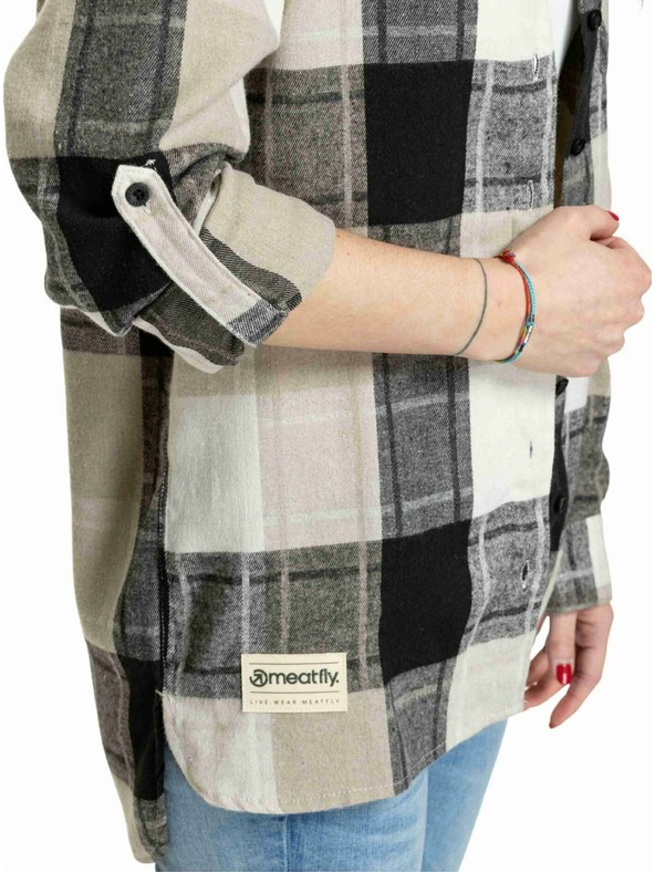 Meatfly Meatfly ženska srajca Courtney Beige