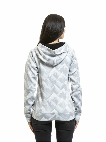 Meatfly Meatfly ženska tehnična mikina Alisha White Mountain