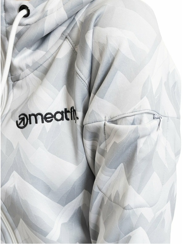 Meatfly Meatfly ženska tehnična mikina Alisha White Mountain