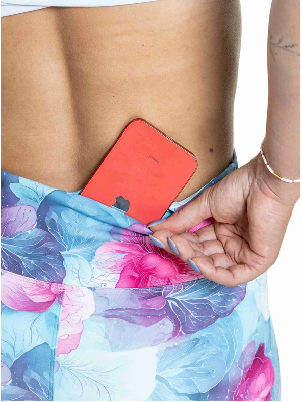 Meatfly Meatfly ženske termo pajkice Jenna Pink Flowers