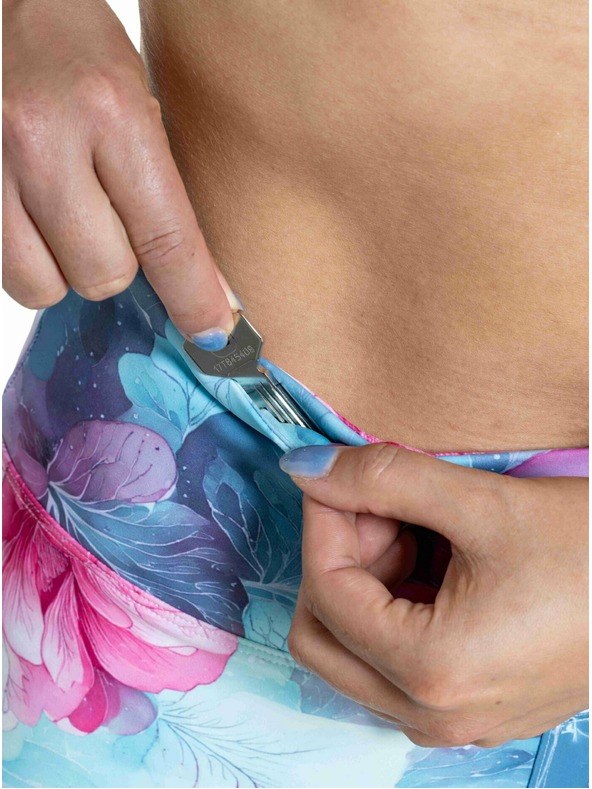 Meatfly Meatfly ženske termo pajkice Jenna Pink Flowers