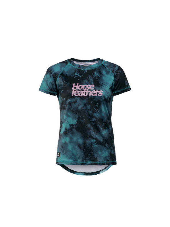 Horsefeathers Ženski kolesarski dres Deco - petrol camo