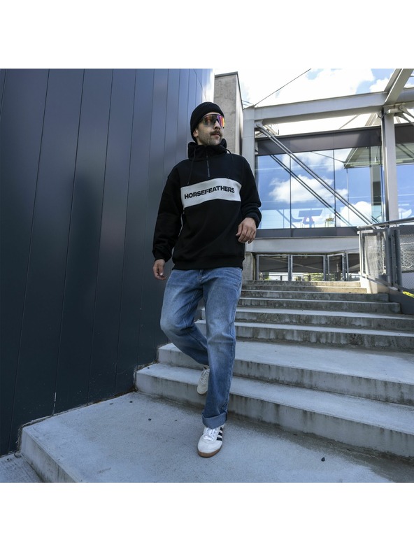 Horsefeathers Pulover Fulton - black