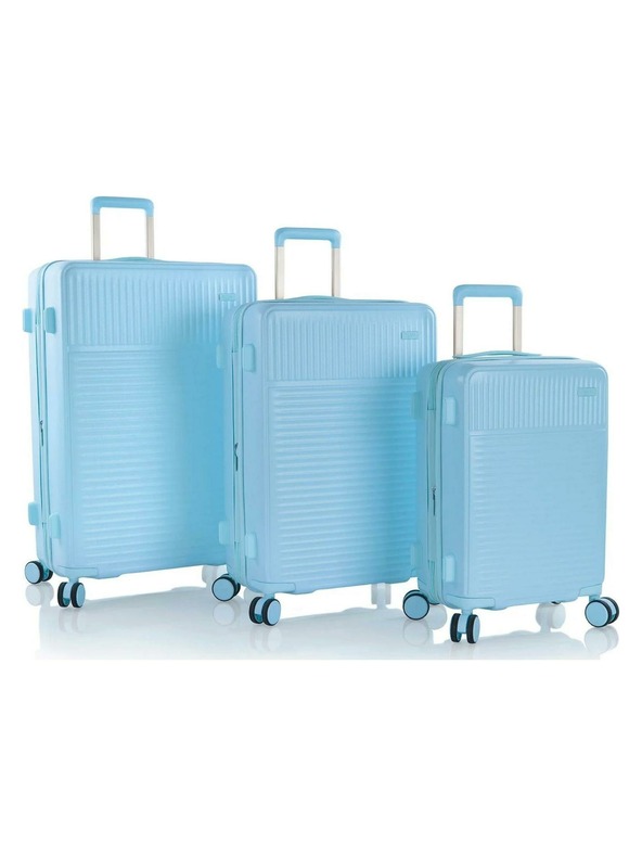 Heys Komplet treh potovalnih kovčkov v svetlo modri barvi Heys Pastel ( S+M+L )