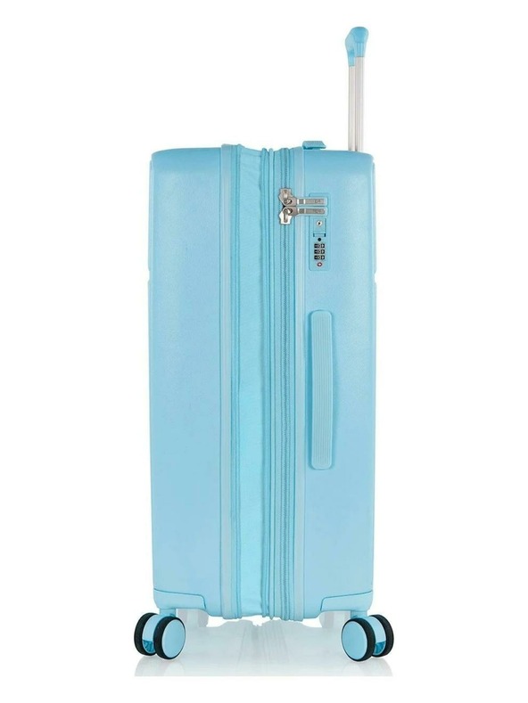 Heys Komplet treh potovalnih kovčkov v svetlo modri barvi Heys Pastel ( S+M+L )