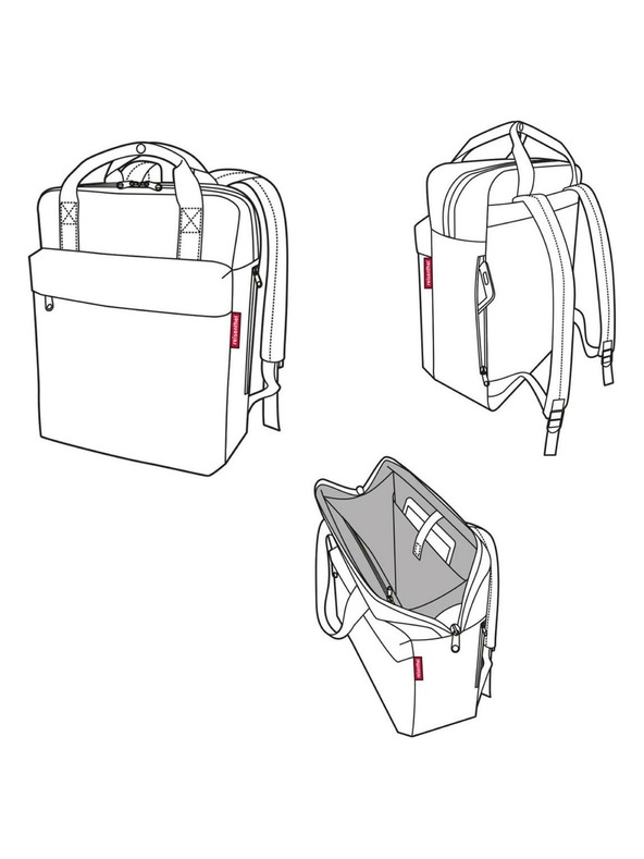 Reisenthel Reisenthel Allday nahrbtnik M Herringbone Dark Blue Moški nahrbtnik Allday Dark Blue