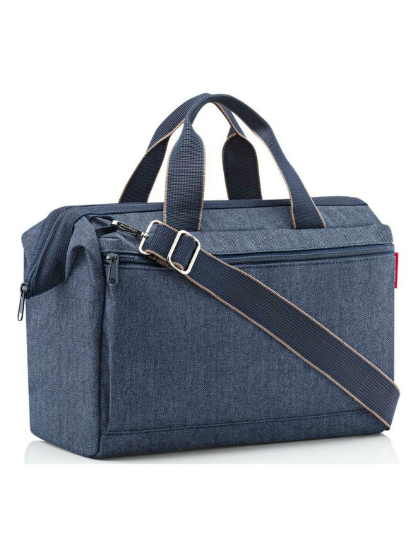 Reisenthel Reisenthel Allrounder S Pocket Herringbone Temno modra potovalna torba