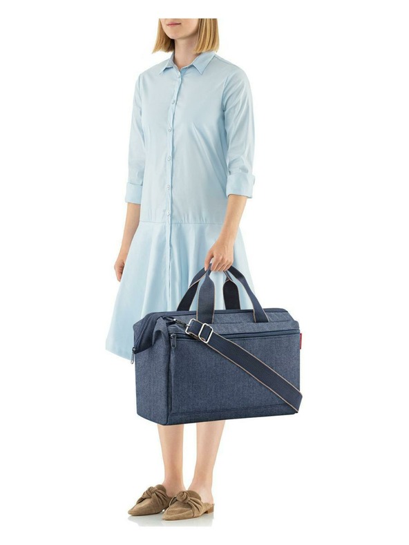 Reisenthel Reisenthel Allrounder S Pocket Herringbone Temno modra potovalna torba