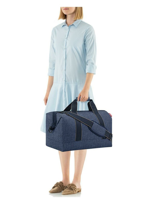 Reisenthel Temno modra potovalna torba Reisenthel Allrounder L Herringbone Dark Blue