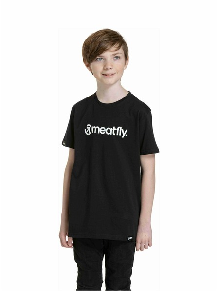 Meatfly Meatfly otroška majica Bart Black | Črna | Velikost 146 | 100% bombaž