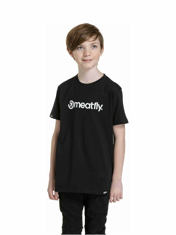 Meatfly Meatfly otroška majica Bart Black | Črna | Velikost 146 | 100% bombaž