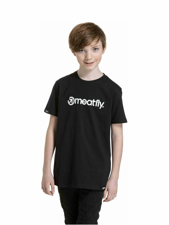 Meatfly Meatfly otroška majica Bart Black | Črna | Velikost 146 | 100% bombaž