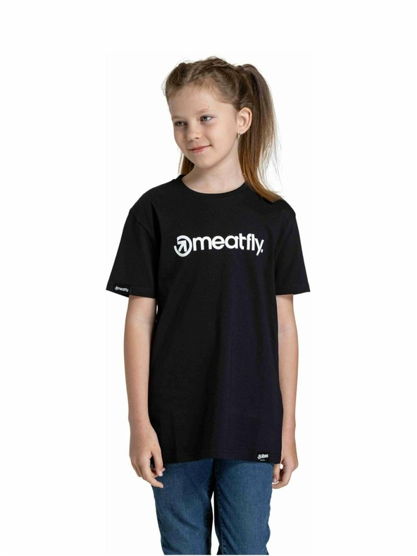 Meatfly Meatfly otroška majica Bart Black | Črna | Velikost 146 | 100% bombaž