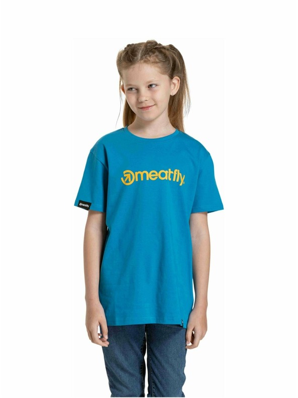 Meatfly Meatfly otroška majica Bart Funky Blue | Modra | Velikost 146 | 100% bombaž