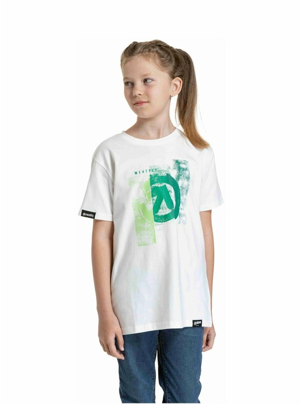 Meatfly Meatfly otroška majica Artee White | Bela | Velikost