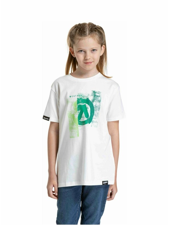 Meatfly Meatfly otroška majica Artee White | Bela | Velikost