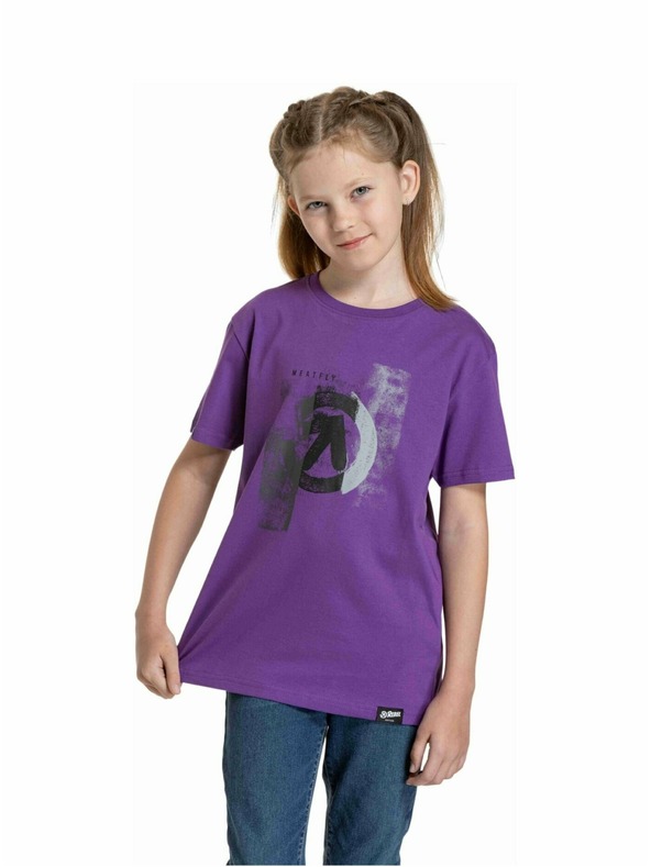 Meatfly Meatfly otroška majica Artee Violet | Vijolična | Velikost 134 | 100% bombaž