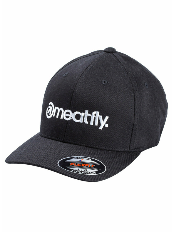 Meatfly Meatfly Brand Flexfit Black | Črna | Velikost