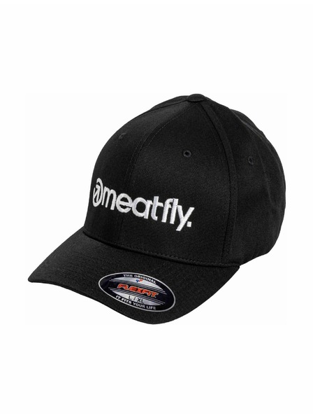 Meatfly Meatfly Brand Flexfit Black | Črna | Velikost