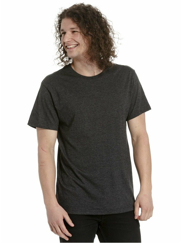 Meatfly Meatfly paket moških majic Basic Multipack Charcoal Heather/Olive/Navy Heather | Siva | Velikost