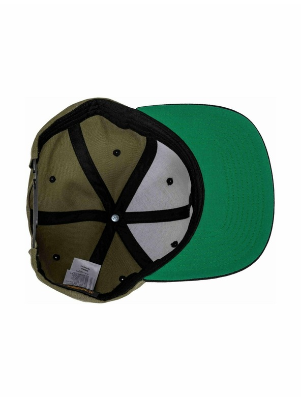 Meatfly Meatfly kšiltovka Flanker Snapback Red Mountain/Olive/Black