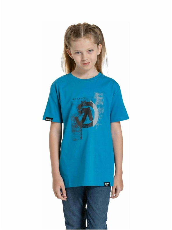 Meatfly Meatfly otroška majica Artee Funky Blue | Modra | Velikost 158 | 100% bombaž