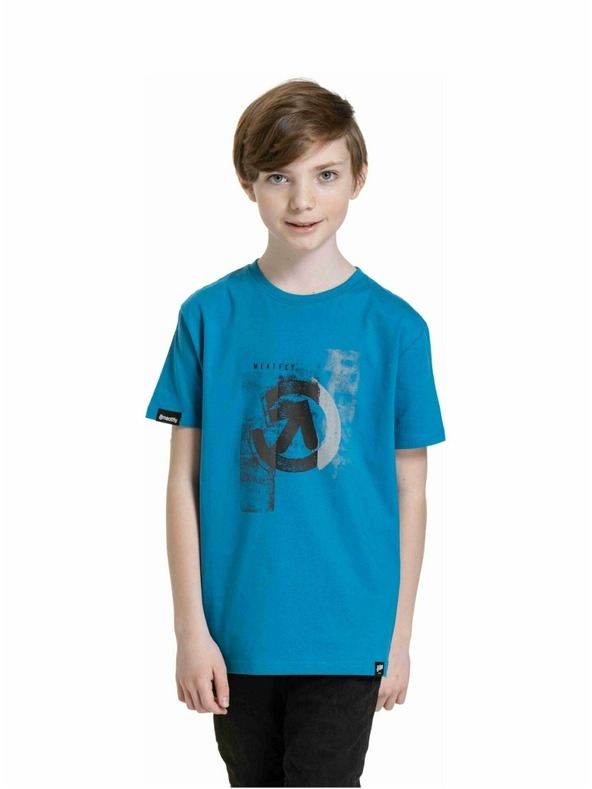 Meatfly Meatfly otroška majica Artee Funky Blue | Modra | Velikost 158 | 100% bombaž