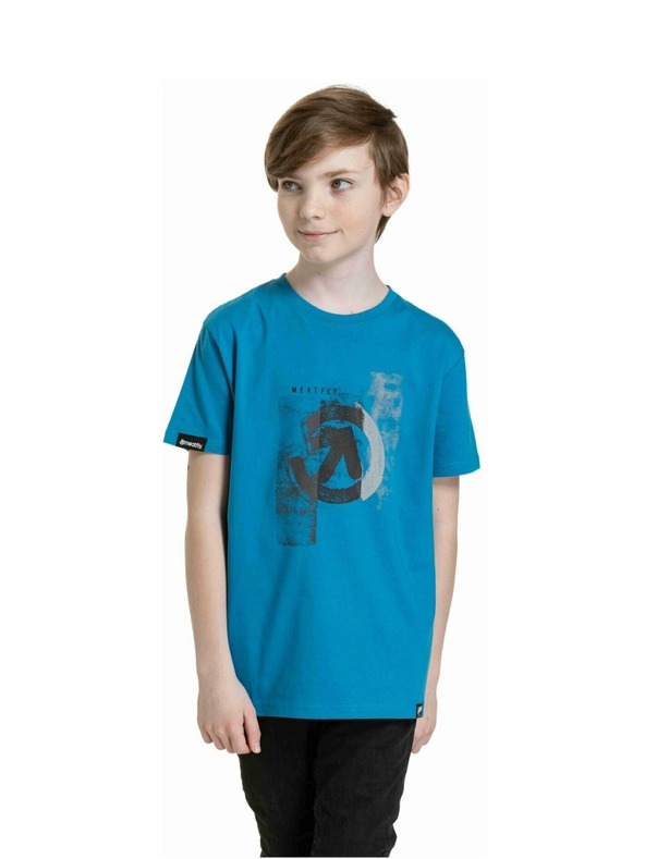 Meatfly Meatfly otroška majica Artee Funky Blue | Modra | Velikost 158 | 100% bombaž