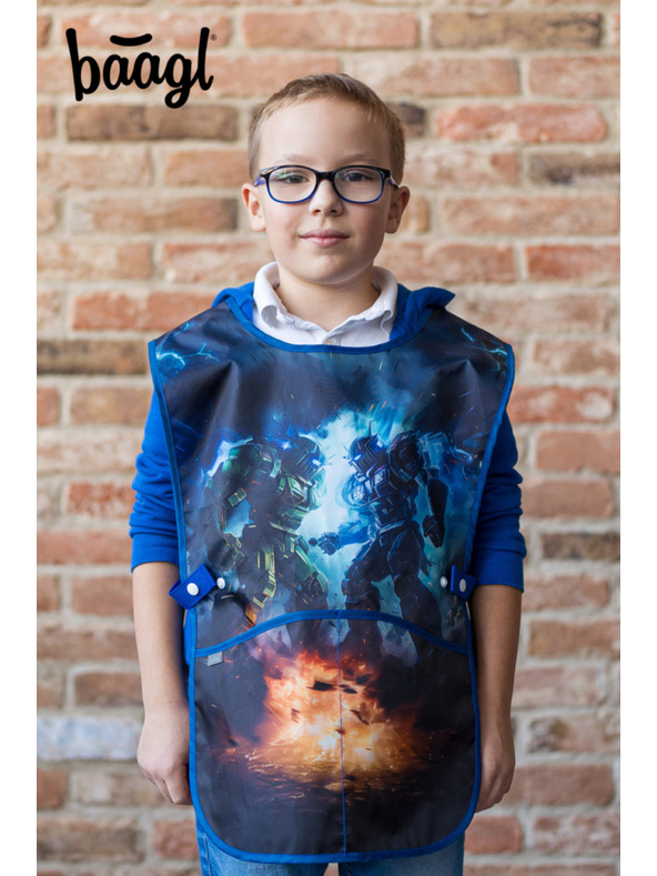 BAAGL  BAAGL SET 5 Ergo Roboti: aktovka, penal, sáčok, zástěra, peňaženka