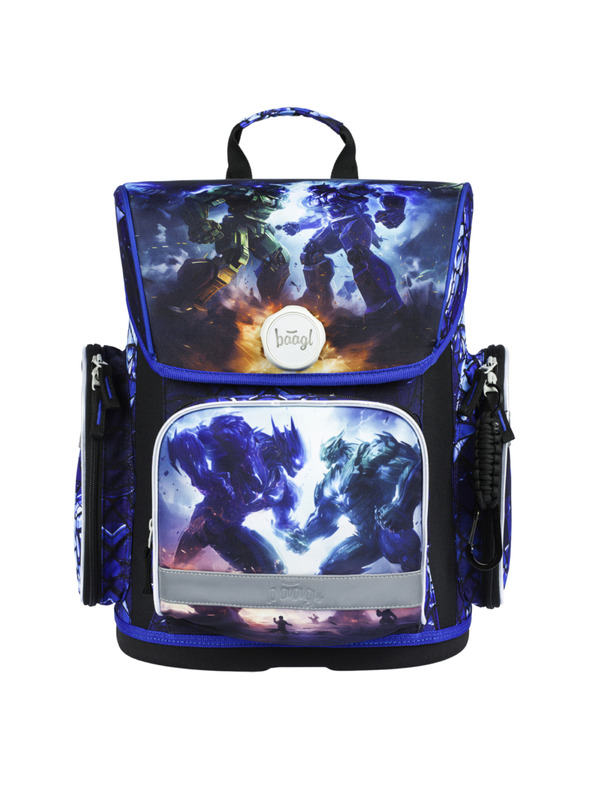 BAAGL  BAAGL SET 5 Ergo Roboti: aktovka, penal, sáčok, zástěra, peňaženka