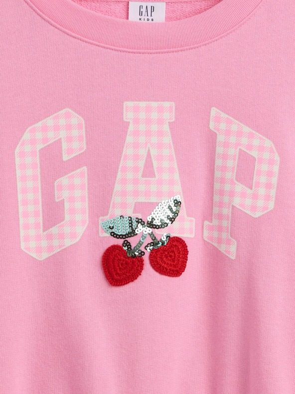 GAP Otroška prevelika jopa z logotipom GAP