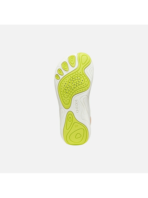 Geox Oranžne fantovske barefoot teniski Geox Foot-run