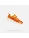 Geox Oranžne fantovske barefoot teniski Geox Foot-run