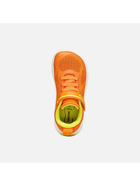 Geox Oranžne fantovske barefoot teniski Geox Foot-run