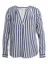 Orsay Temno modra ženska črtasta bluza ORSAY