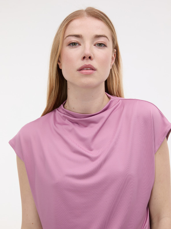 Orsay Svetlo vijolična ženska majica s kratkimi rokavi ORSAY