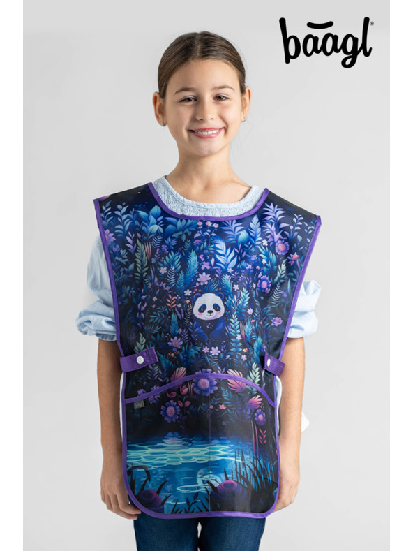 BAAGL  BAAGL SET 5 Ergo Jungle Panda: aktovka, penal, sacek, zastěra, peněženka