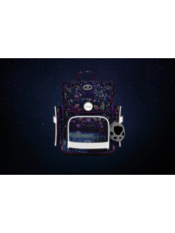 BAAGL  BAAGL SET 5 Ergo Jungle Panda: aktovka, penal, sacek, zastěra, peněženka